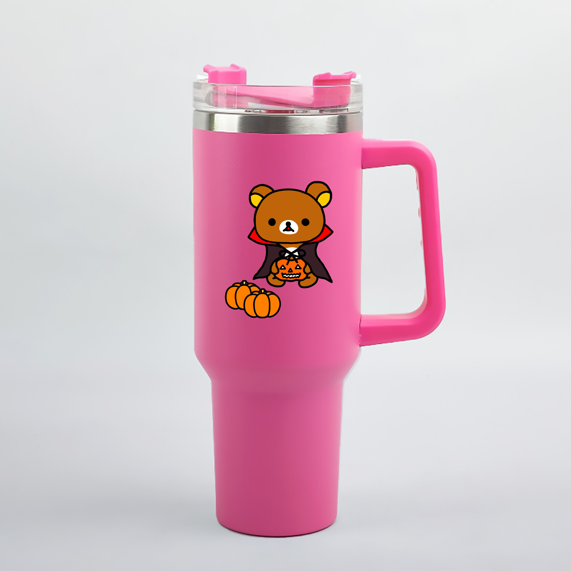 （画像用） リラックマ リラックマ キイロイトリ Rilakkuma Korilakkuma Kiiroitori 1200mL車用タンブラー（カラープリント）